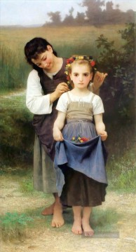 William Adolphe Bouguereau Werke - Parure des champs Realismus William Adolphe Bouguereau
